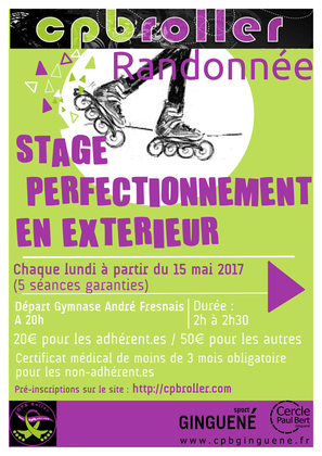 Stage perfectionnement 2017